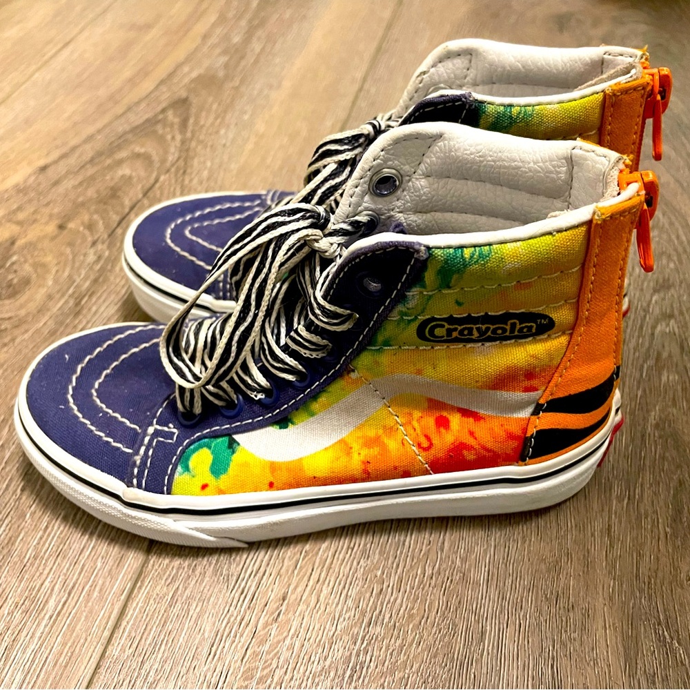 Vans Kids High-Top Sneakers - Multicolor Tie-Dye